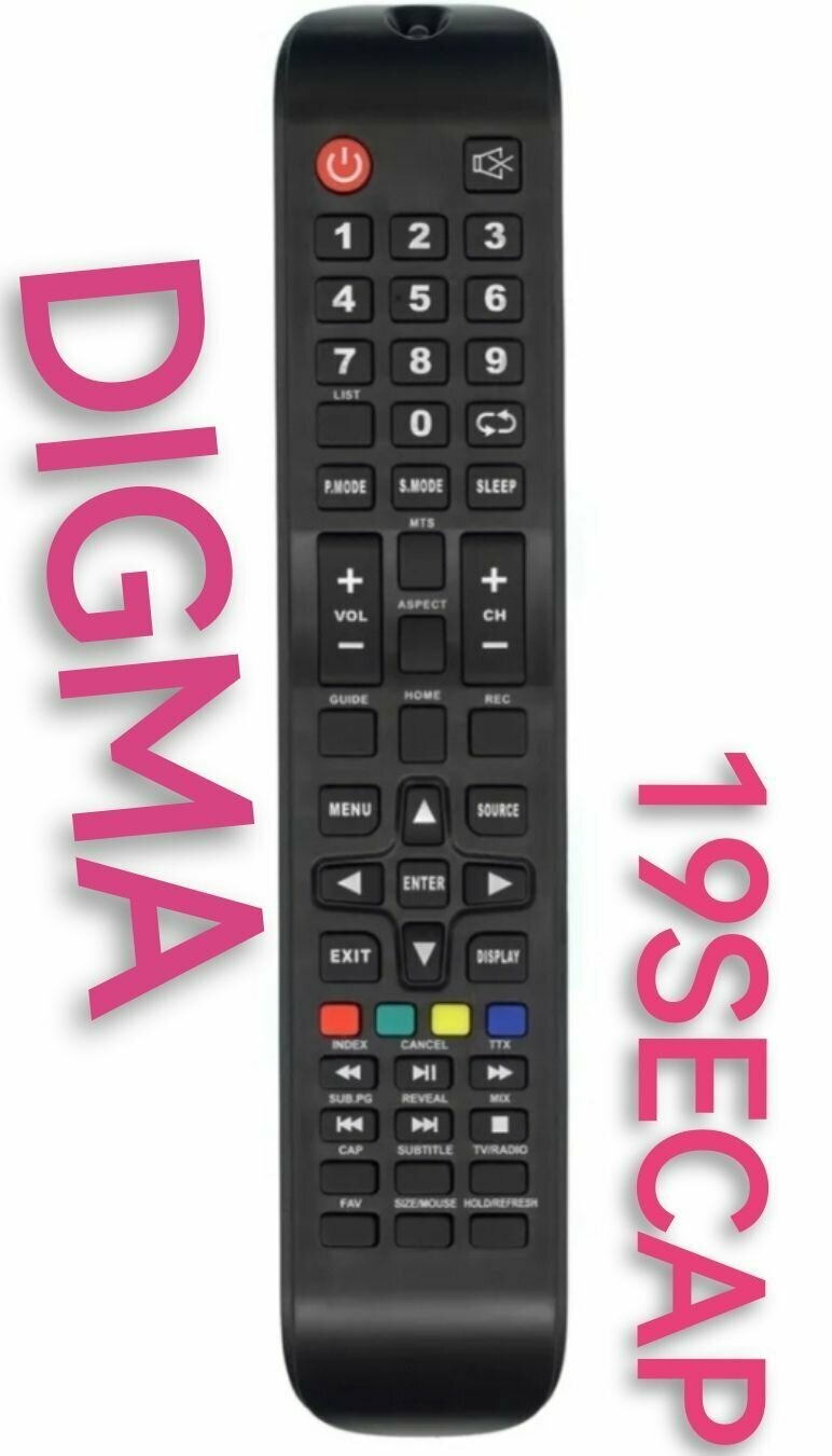Пульт 19SECAP для DIGMA /дигма телевизора