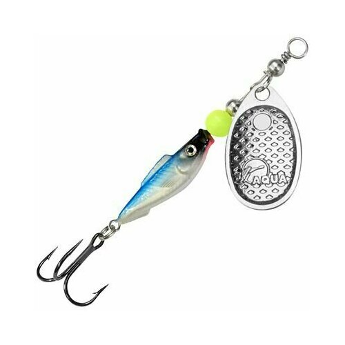 фото Блесна для рыбалки aqua fish comet-2 9,0g, цвет 06 (серебро), 1 штука