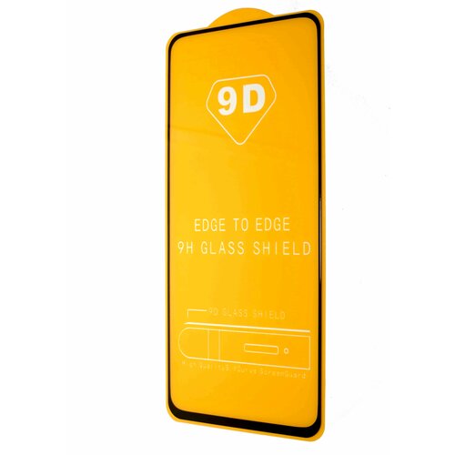 Защитное стекло для OPPO RENO 5 Lite FULL GLUE VEGLAS YELLOW картон черный