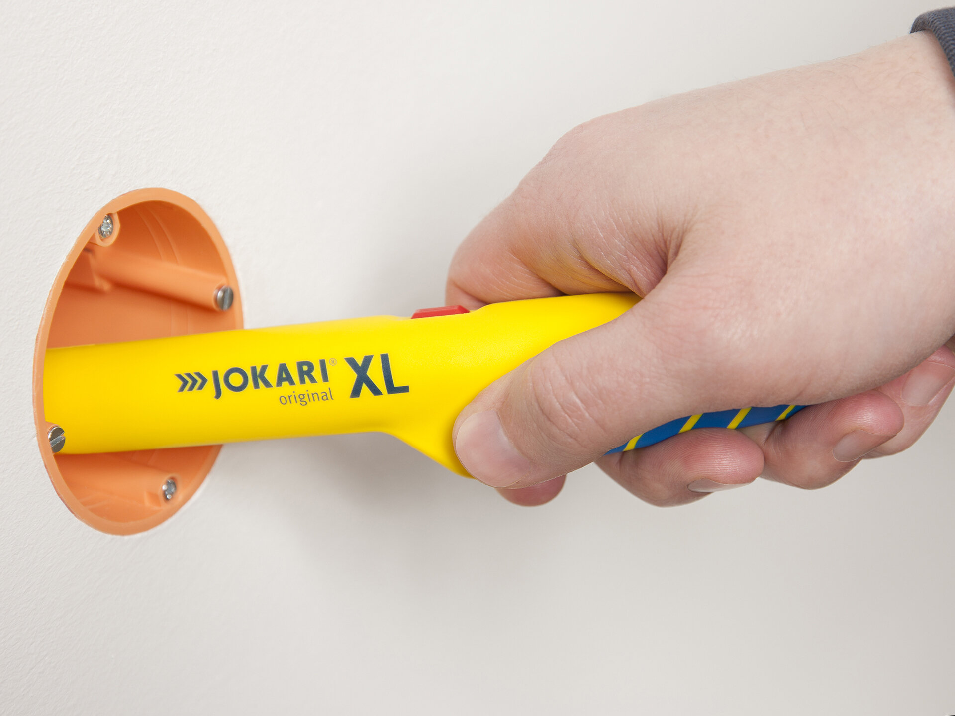 Инструмент для снятия изоляции JOKARI XL арт30125 с усиленной конструкцией для всех круглых кабелей