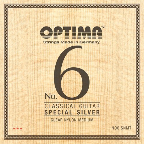 Струны для классической гитары Optima No.6 Silver Strings NO6. SNMT