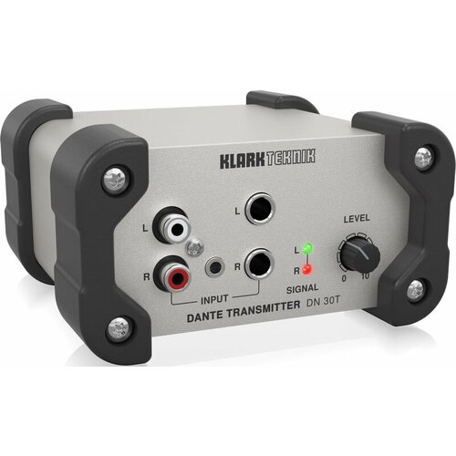 KLARK TEKNIK DN 30T конвертер аналогового стереосигнала в протокол Dante звуковая карта klark teknik dn9630 usb aes50