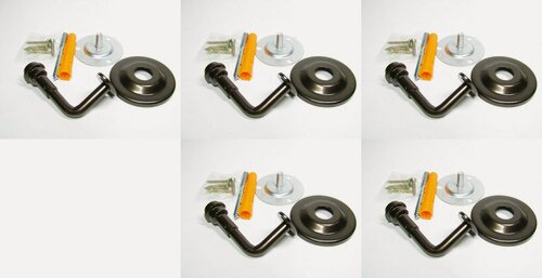 Изображение товара Опора для перил ноэз ОП-75-3-SL бронзовый металлик (комплект 5 штук)