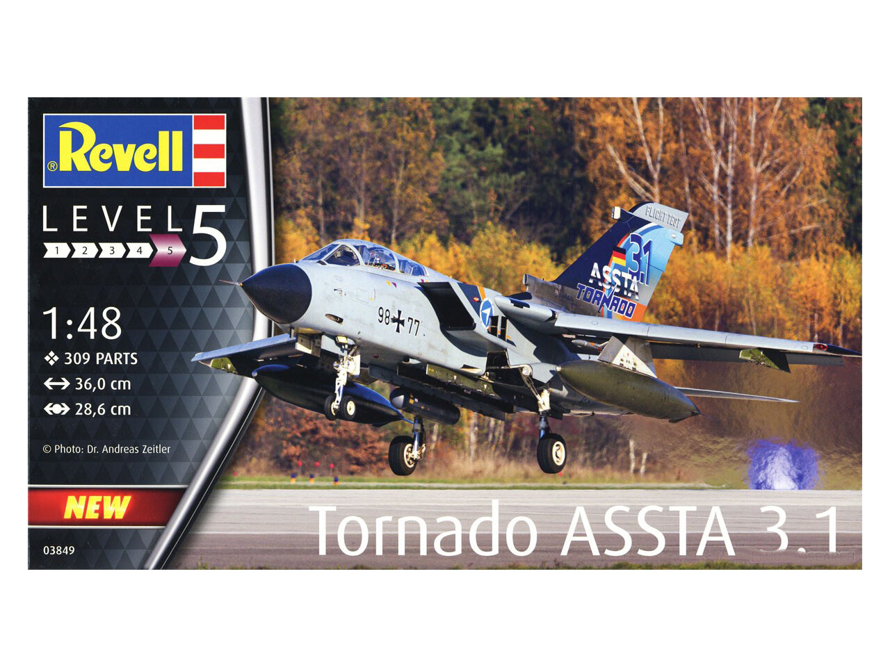Сборные модели Истребитель-бомбардировщик Tornado ASSTA 3.1 Revell 03849 - фото №1