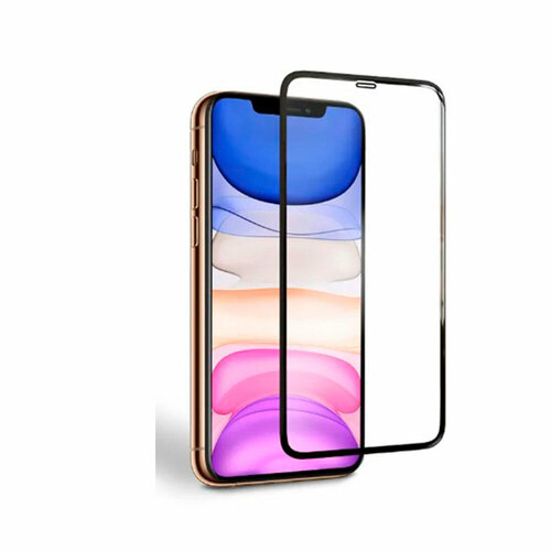 Защитное стекло тех пак для iPhone XR/11 черный Full Screen TG_A4468