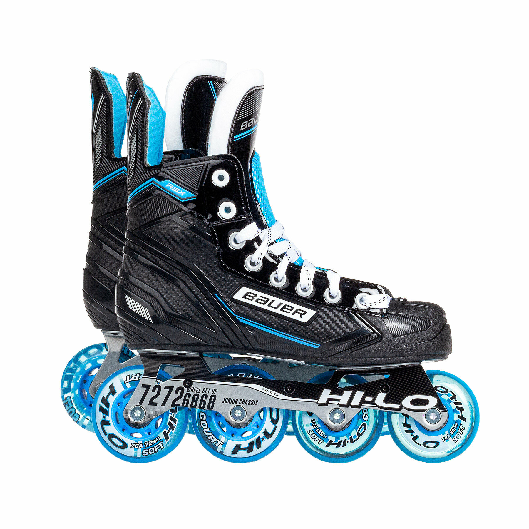 Коньки роликовые BAUER RH RSX SKATE JR (4.0, R)