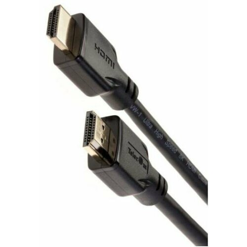 Кабель HDMI 0.5м TELECOM TCG255-0.5M круглый черный