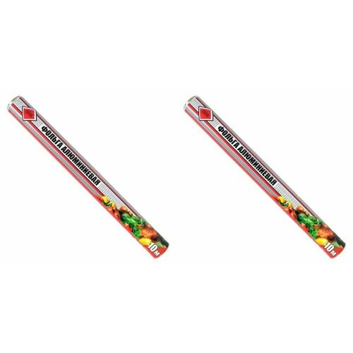 HOME QUEEN Фольга алюминиевая 03х10 м в пленке 2 шт 489₽