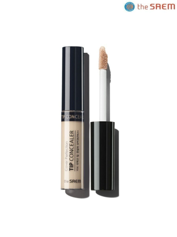 The Saem Консилер для маскировки недостатков кожи Cover Perfection Tip Concealer 0.5 Ice Beige, 6,5 гр.