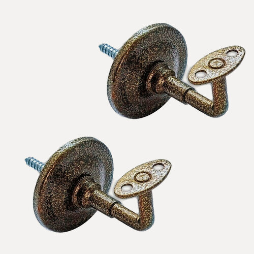 Изображение товара Опора для перил декоративная ноэз ОП-75-3-SL старая бронза (комплект 2 штуки)