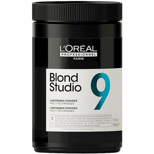 Loreal Blond Studio 9 - Обесцвечивающая пудра до 9 тонов 500 гр обесцвечивающая пудра до 9 уровней осветления blond studio lightening powder 500г