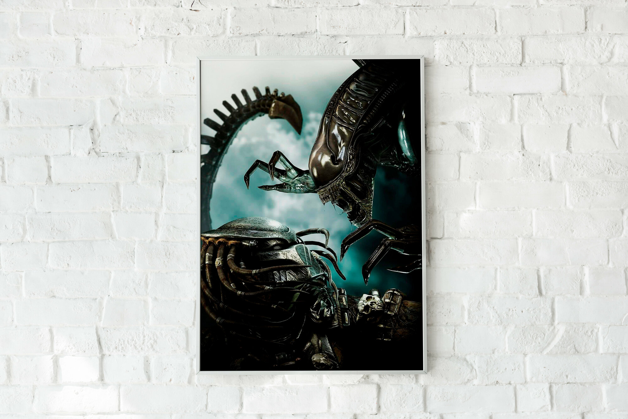 Плакат без рамы Чужой против Хищника/Alien vs. Predator/ Плакат на стену 21х30 см / Постер формата А4