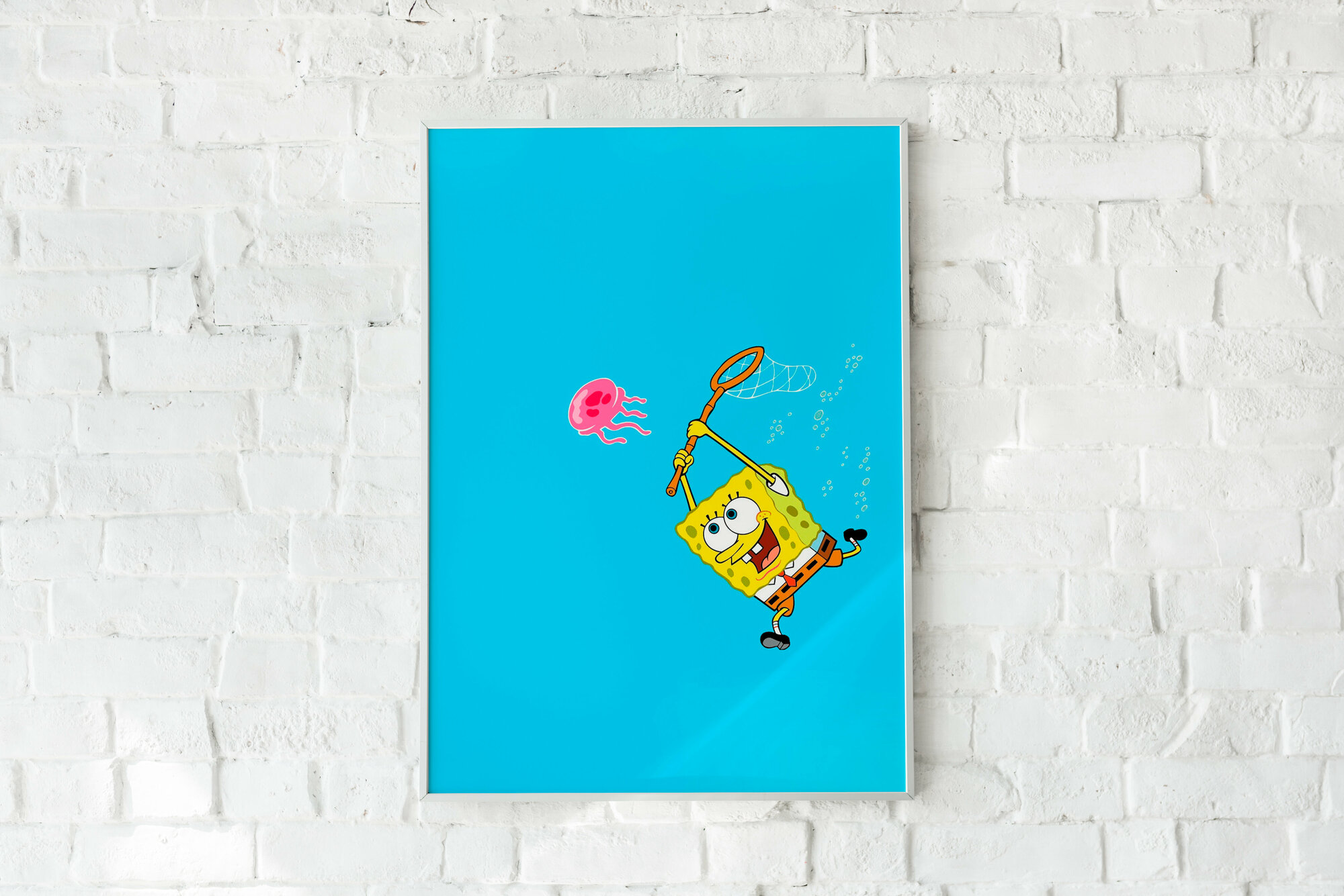 Плакат интерьерный без рамы SpongeBob SquarePants /Губка Боб квадратные штаны/Арт/ Плакат на стену 30х42 см / Постер формата А3
