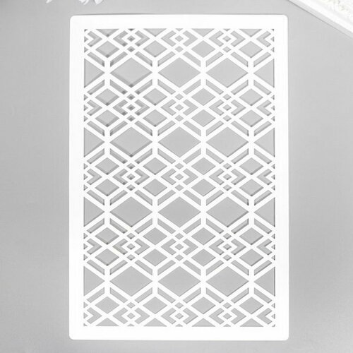 фото Трафарет "геометрический рисунок" 24х16 см сима-ленд