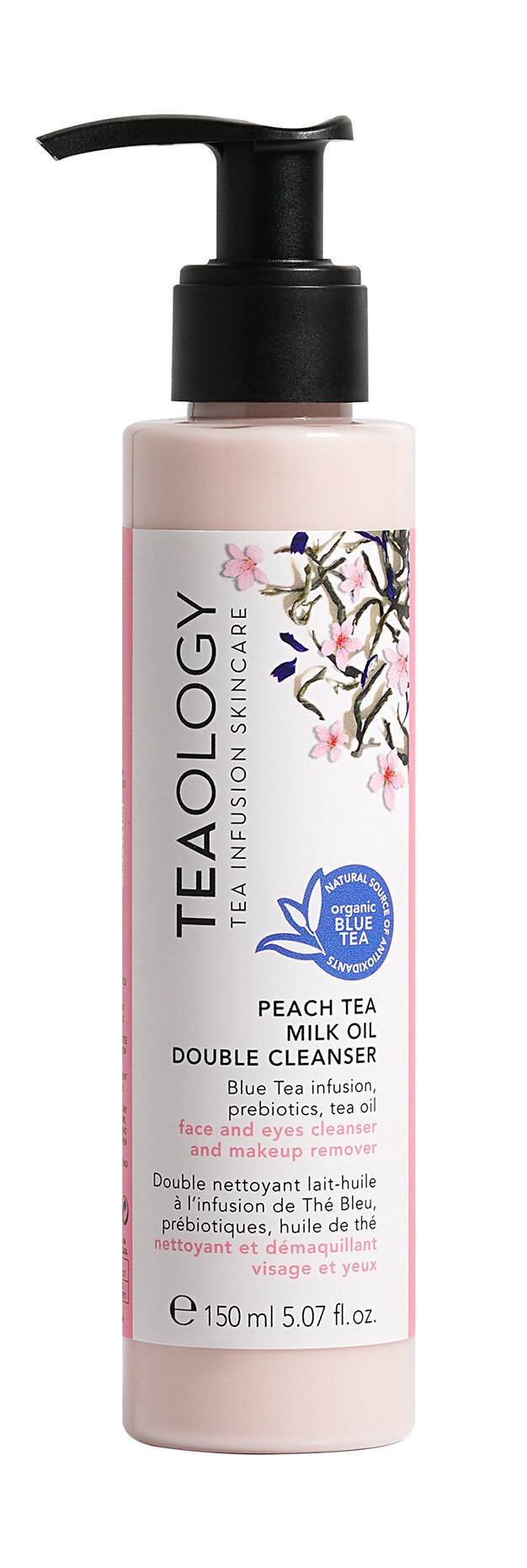 TEAOLOGY Peach Tea Молочко-масло для лица и глаз очищающее, 150 мл