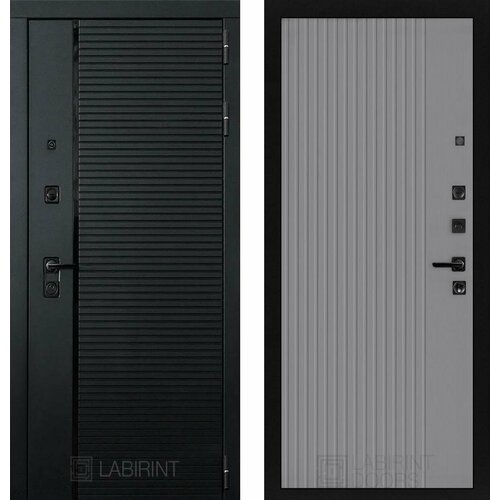 Входная дверь Labirint Piano 29 Хомс Серый софт рельеф 960x2050, открывание правое входная дверь labirint river 29 хомс серый софт рельеф 960x2050 открывание правое