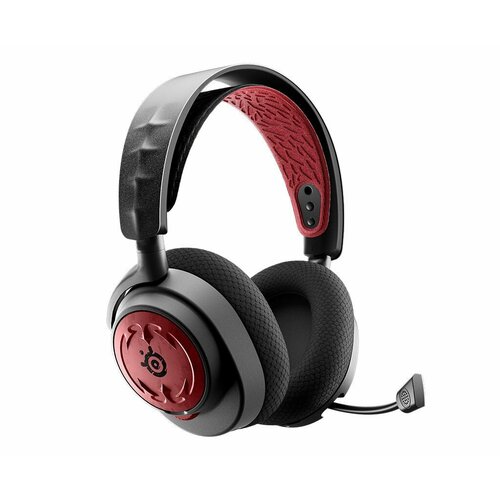 Игровые наушники проводные SteelSeries Arctis Nova 7 Wireless Diablo IV edition красный, черный, красный