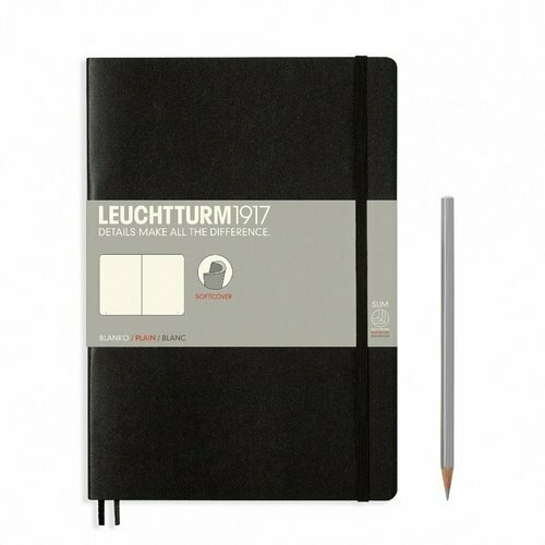 Блокнот Leuchtturm Composition В5, 123 страницы, черный
