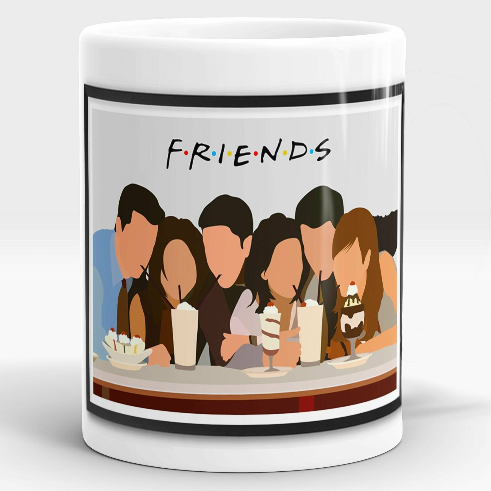 Кружка для чая и кофе с принтом Друзья сериал Friends