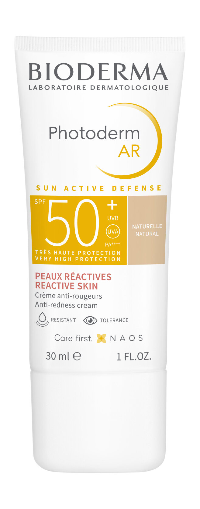 Солнцезащитный крем с тоном для кожи с покраснениями Bioderma Photoderm AR Anti-Redness Cream SPF 50+ /30 мл/гр.