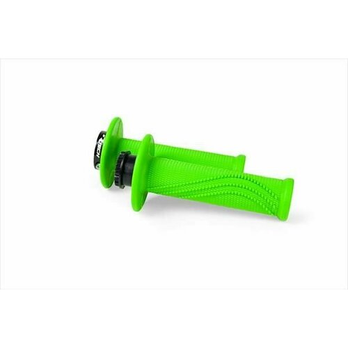 фото Ручки на руль r20 lock-on зеленые неон rtech