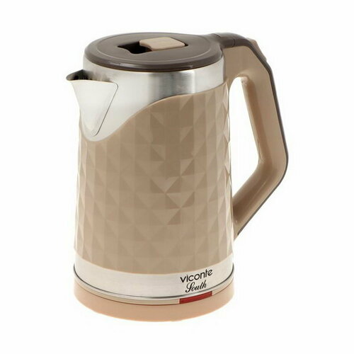 Чайник электрический VC-3295 пластик колба металл 2 л 2000 Вт бежевый 260700₽
