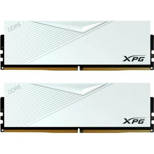 Оперативная память для компьютера 16Gb 2x8Gb PC5-41600 5200MHz DDR5 DIMM Unbuffered CL38 A-Data XPG LANCER AX5U5200C388G-DCLAWH 838800₽