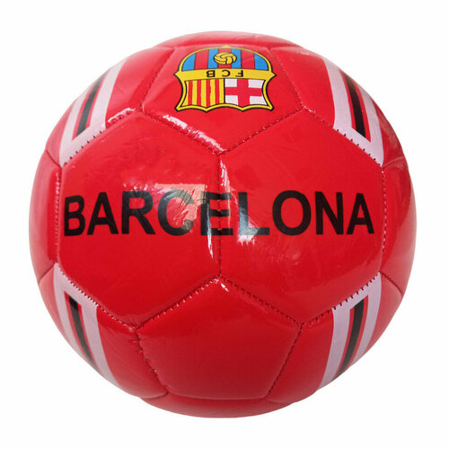 Мяч футбольный №5 Barcelona E40772-3 (красный) р.5