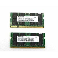 Оперативная память ELPIDA SODIMM DDR2 4GB (2x2Gb) 2Rx8 PC2-6400S-666 -2 шт