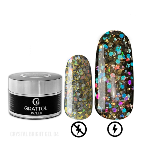 Grattol Gel Crystal Bright 04