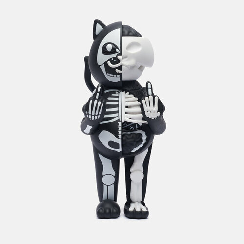 Игрушка Ripndip Skelly Nerm Anatomy Vinyl Figure чёрный, Размер ONE SIZE