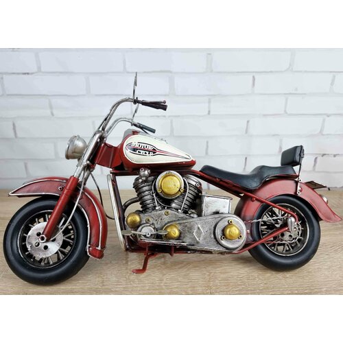 Коллекционная модель мотоцикла HARLEY-DAVIDSON FLSTC 1340 HERITAGE 1988г, металл 36х14х19см, Art 7035 for harley davidson 1996 later vrsc xl xr dyna softail yamaha chr aftermarket free shipping motorcycle parts skull 1 hand grips