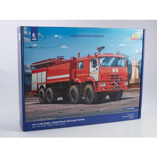 1476 AVD Models Пожарная автоцистерна КАМАЗ АА-13-60 (6560) (1:43) 1585avd avd models пожарная автоцистерна tatra 111r 1 43