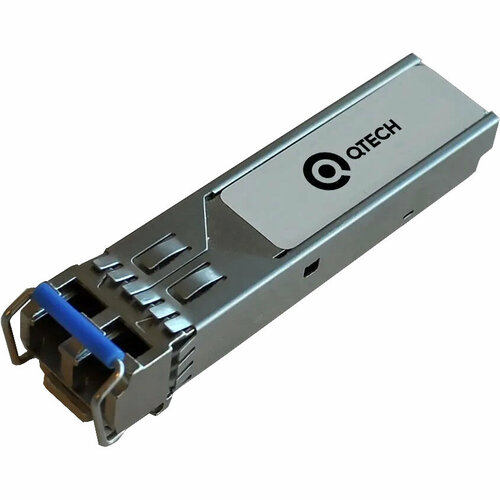 Qtech SFP модуль, 20км, 1,25Гбит/c, Tx=1310nm, LC, FP, SM, DDM (QSC-SFP20GE-1310-DDM) модуль sfp lanmaster lan wdm 15 13 20 sm bidi 1 25g 1550nm 1310nm 20 km lc ddm