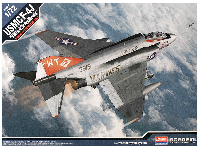 12556 Academy Самолет USMC F-4J VMFA-232 Red Devils (1:72)