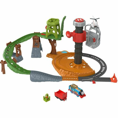 Игрушечный трек Mattel Thomas & Friends Приключения тигренка, GXH06 игрушечный трек thomas and friends паровозик моторизированный перси gmk32 gmk34