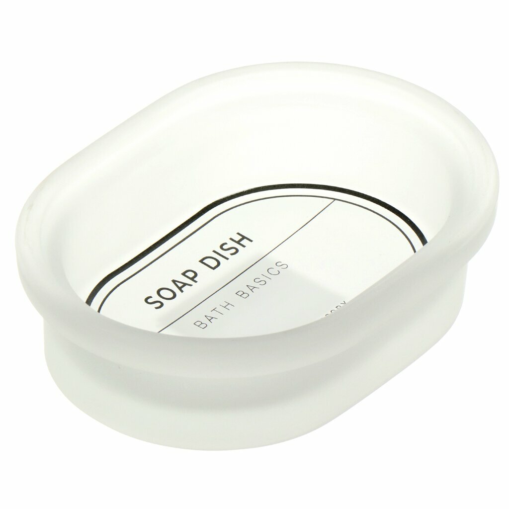 фото Мыльница настольная, стекло, 14.2x10x3 см, матовая, GL0421AA-SD