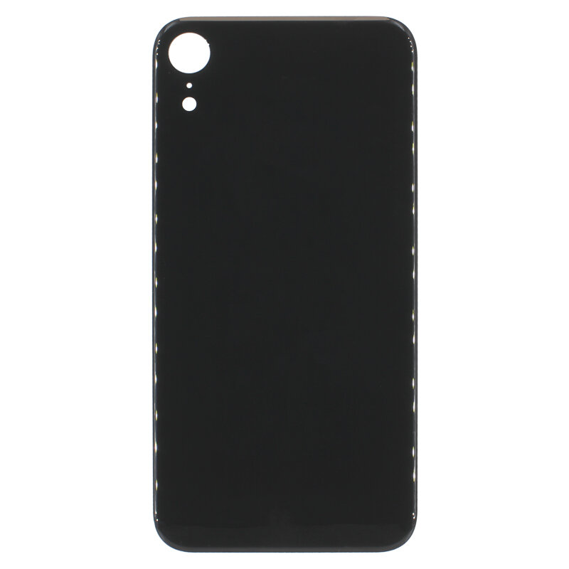 Задняя крышка для Apple iPhone XR (стекло) (черная)