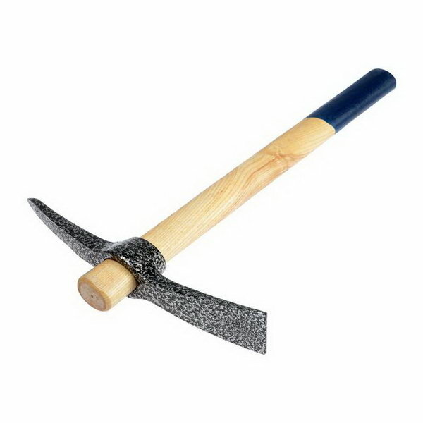 фото Кирка кованая, деревянная рукоятка 380 мм, 500 г