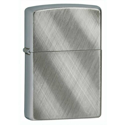 Зажигалка ZIPPO Classic с покрытием Brushed Chrome, латунь/сталь, серебристая, матовая, 38x13x57 мм оригинальная бензиновая зажигалка zippo 200fisherman с покрытием brushed chrome рыбак