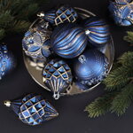 Winter Deco Набор пластиковых шаров Winter Candy: Blue 8 см, 16 шт 220023 - изображение