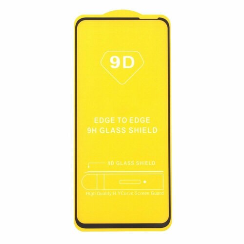 Стекло для Xiaomi Redmi Note 9T Full Glue на полный экран, супер прозрачное с черной рамкой