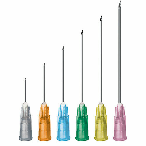 фото Игла инъекционная 0,5х25 мм 25G х 1" стерильная Luer Wenzhou Beipu 100 шт