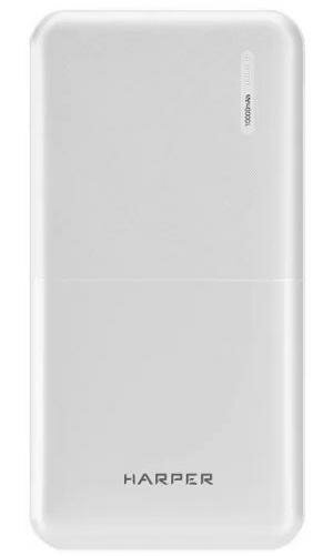 Внешний аккумулятор Power Bank 10000 мАч Harper PB-10011 белый