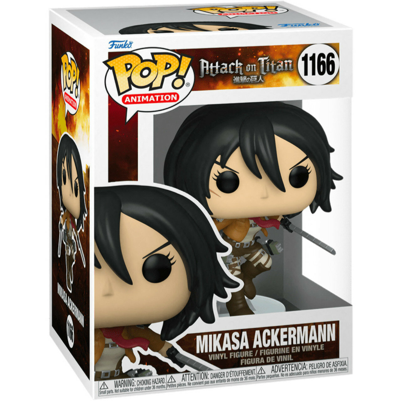 Фигурка Funko POP! Атака на титанов: Микаса Аккерман - фото №2