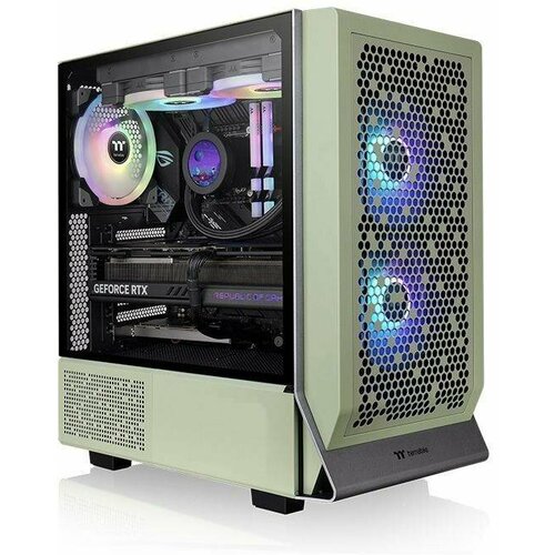 Компьютерный корпус ATX Thermaltake Ceres 300 TG ARGB Matcha зеленый (ca-1y2-00m6wn-00) корпус thermaltake ceres 300 tg argb snow white