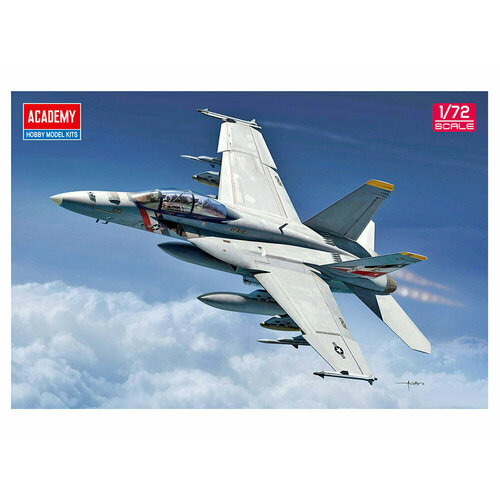 12567 Academy Американский палубный истребитель F/A-18F VFA-2 Bounty Hunters (1:72) 12547 academy американский палубный истребитель f a 18e vfa 143 pukin dogs 1 72