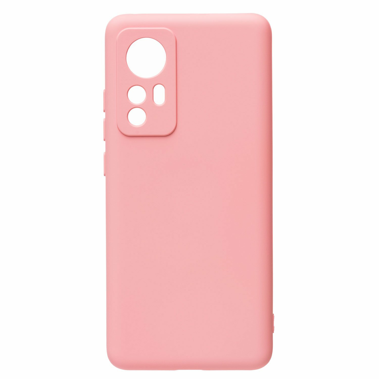 Чехол накладка Activ Full Original Design для Xiaomi 12 (светло-розовый)