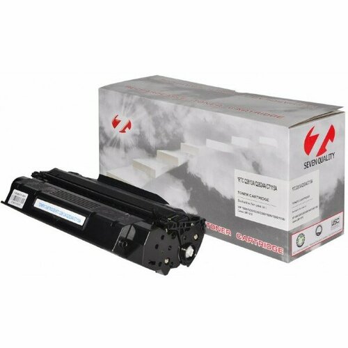 cf381a ce411a canon cartridge 718c 7q seven quality совместимый голубой картридж для hp laserjet C7115A / Q2613A / Q2624A 7Q Seven Quality совместимый черный тонер-картридж для Canon LBP 1210/ 558;