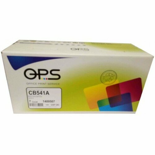 CB541A OPS №125A совместимый голубой тонер-картридж для HP Color LaserJet CM1312/ CP1210/ CP1510/ CP